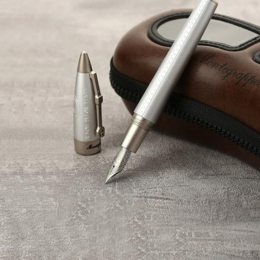 【意大利原装】万特佳钢笔礼盒 商务礼盒 墨水笔特别款 Aviator飞行员系列 男朋友礼 钢笔黑色/银色F尖 商品图3