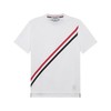THOM BROWNE/THOM BROWNE 2021款 男士短袖T恤 男士棉质圆领短袖T恤 MJS157A 01454 商品缩略图0
