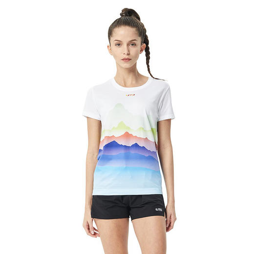 UTO 运动短袖快干T恤户外吸湿透气速干衣快干排汗圆领男女情侣款 商品图2