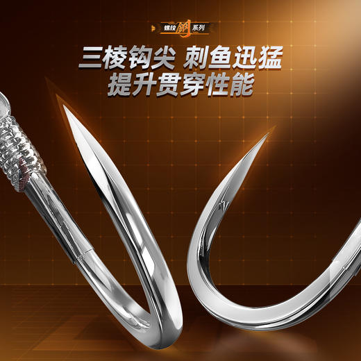 螺纹钢系列大物免绑子线钩 商品图3