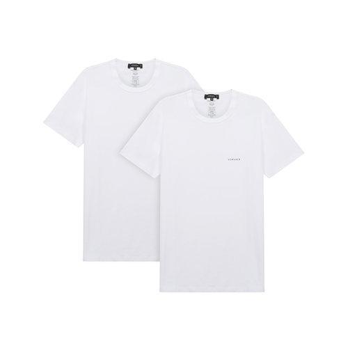VERSACE/范思哲【22春夏新款】男士棉质圆领贴身打底内衣短袖T恤两件套装 AU04023 AC00058 商品图12