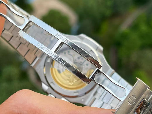 3K厂 【绿盘钻圈】PP百达翡丽运动优雅系列5711/1300A-001鹦鹉螺腕表 商品图13