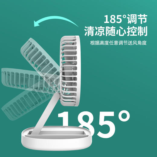 [夏日神器 静享清凉]桌面爆款风扇香氛系统循环家用台式学生宿舍小型收缩多功能风扇热卖 商品图6