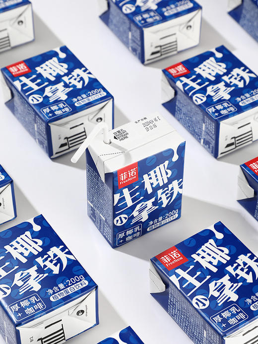 菲诺生椰小拿铁200g*12盒 厚椰乳加咖啡椰子椰浆椰奶饮料整箱 商品图2