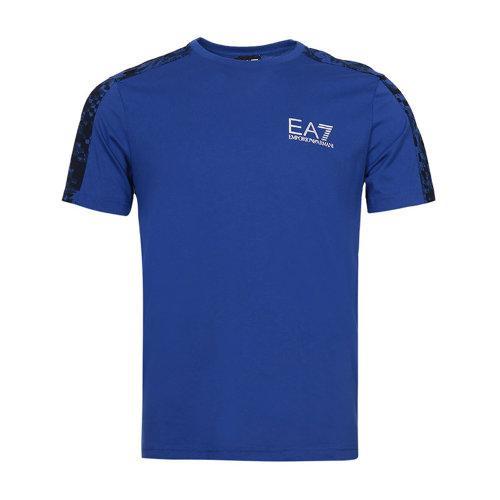 EA7/EA7 男士短袖T恤 男士迷彩饰带棉质圆领短袖T恤 6ZPT36 PJM9Z 商品图5