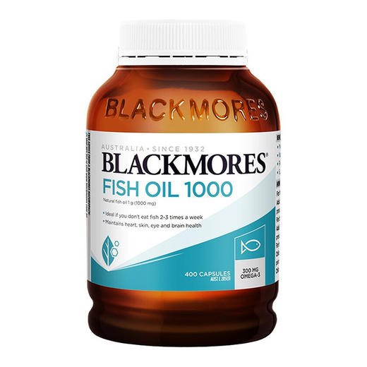 【保税区直邮】澳洲 Blackmores 原味鱼油400粒 商品图0