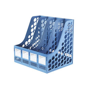 【仅供集采】齐心加厚文件架多层四栏框资料架档案袋收纳盒16/盒B2174