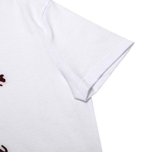 AlexanderMcQueen/亚历山大麦昆 男士短袖T恤棉质圆领 609578 QOZ92 商品图4