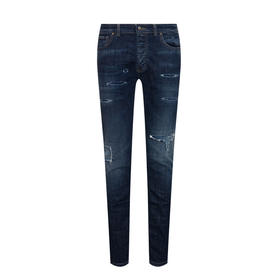 RICHMOND 男士棉质休闲牛仔裤 蓝色 RMA19066JE J.BLUE DAR