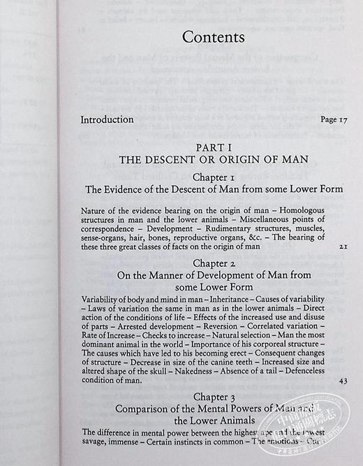 【中商原版】[英文原版] The Descent of Man 人类的演进 达尔文 商品图5
