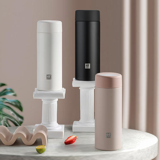 双立人 Enjoy系列真空保温茶滤杯350ml（粉色） ZW-BP119 商品图9