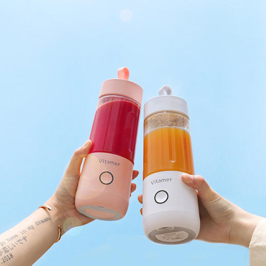 【随时随地 畅饮鲜榨】便携式榨汁杯户外小型九猪维他命有v青年果汁杯usb家用榨汁机 商品图2
