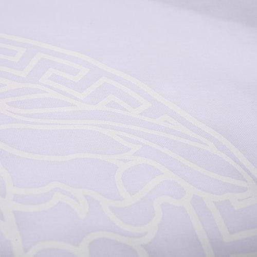 VERSACE/范思哲 男士短袖T恤 男士白色棉质圆领短袖T恤 A85172 A228806 商品图3