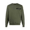 RICHMOND 男士棉质字母徽标印花长袖卫衣 军绿色 RMA19088FE KAKY 商品缩略图0