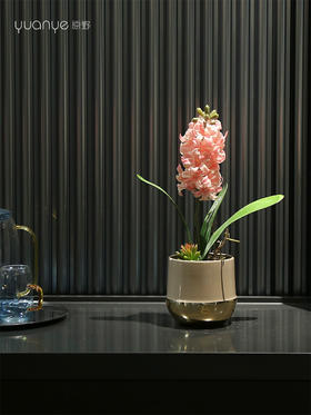 假花风信子仿真花高档轻奢酒店客厅餐桌插花装饰花茶几花艺摆设件