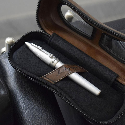 【意大利原装】万特佳钢笔礼盒 商务礼盒 墨水笔特别款 Aviator飞行员系列 男朋友礼 钢笔黑色/银色F尖 商品图2