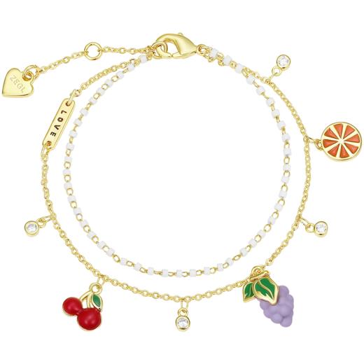 ZEGL樱桃手链女生夏ins小众设计2022年新款轻奢柠檬葡萄闺蜜手饰 商品图2