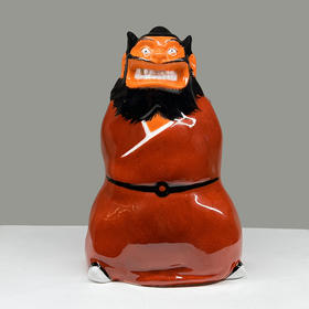 不仁斋 薛继业 陶瓷雕塑系列 特大号大号背手剑钟馗潮玩