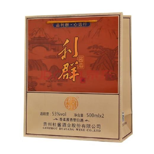 杜酱 利群酱酒 酱香型白酒53度纯粮酿造老酒 酱香酒大曲原浆高粱酒 500ML单瓶 商品图3