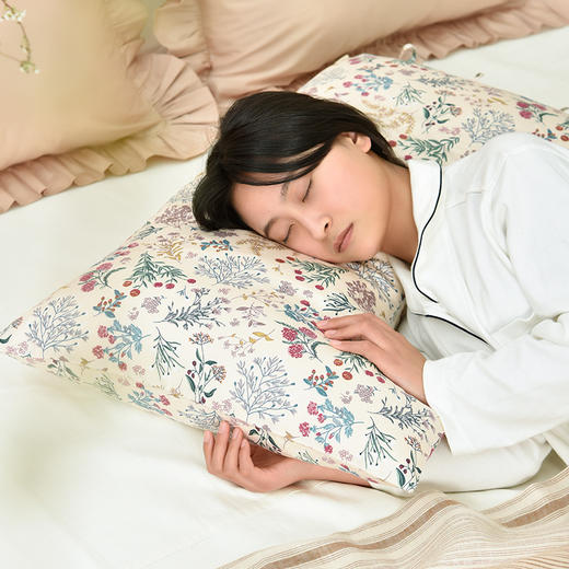 雅蕊系列U型侧睡枕孕妇靠枕荞麦壳抱枕 商品图1