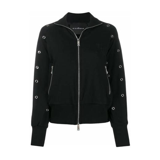 RICHMOND 女士棉质字母印花休闲外套 黑色 RWA19088FE BLACK 商品图0