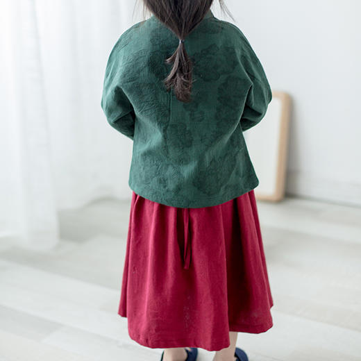 裁缝学苑 TD18儿童汉服唐装儒裙1:1实物服装纸样剪裁图纸牛皮纸样 商品图1