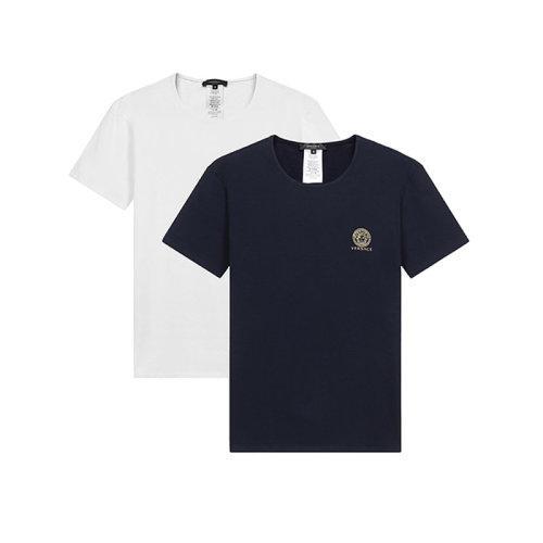 VERSACE/范思哲男士棉质圆领贴身打底短袖内衣T恤两件套装 AU10193 A232741 商品图7