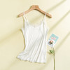 真丝醋酸吊带，蕾丝性感V领女桑蚕丝打底衫内搭宽松短款TG03S151 商品缩略图8