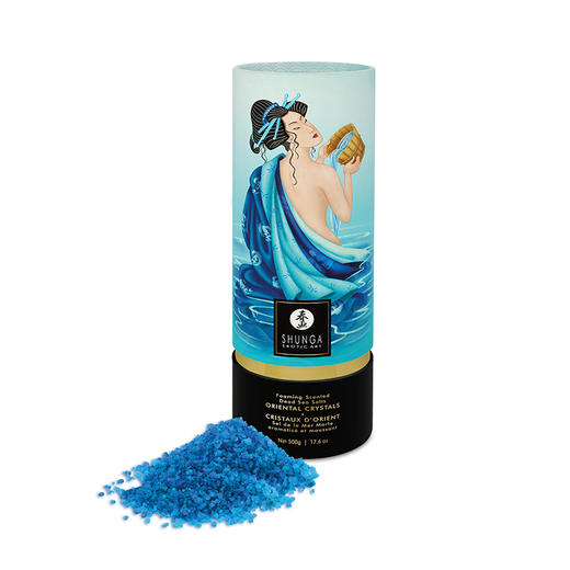 SHUNGA春画 月光浴香味泡沫水晶死海浴盐 Dead Sea salt 500g 商品图1