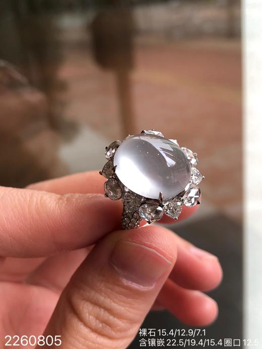 2260805，玻璃蛋面戒指，具体价格微信咨询 商品图1