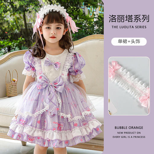 DY-8620夏季新款儿童洛丽塔裙小女孩ita可爱蓬蓬裙女童连衣裙 商品图6