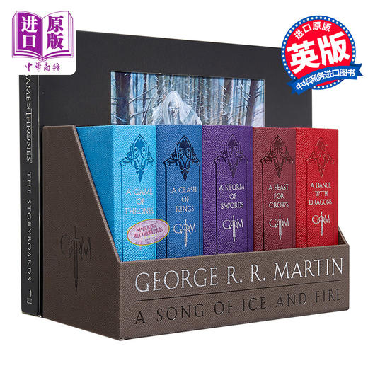 【中商原版】权力的游戏：冰与火之歌1-5套装+分镜脚本设计 英文原版 A Song of Ice and Fire 1-5 SET+The Storyboards 商品图0