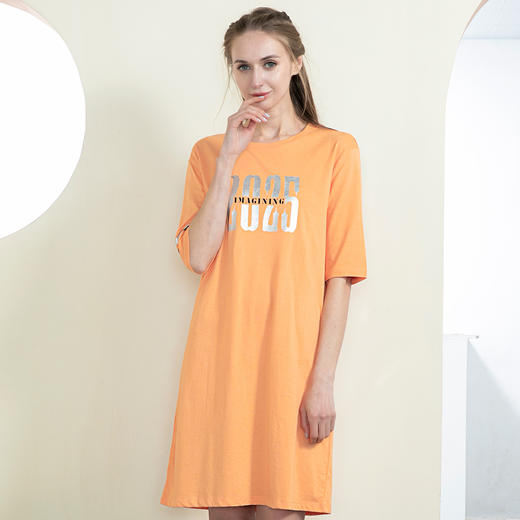 【超值套餐】爱帝女士睡裙纯棉可外穿连衣裙 商品图0