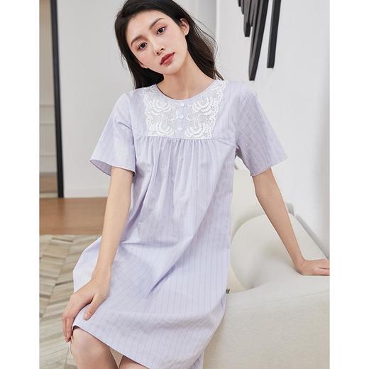 3楼 美标纯棉短袖睡裙89166 商品图8