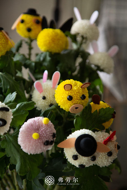 儿童节卡通乒乓菊 商品图1