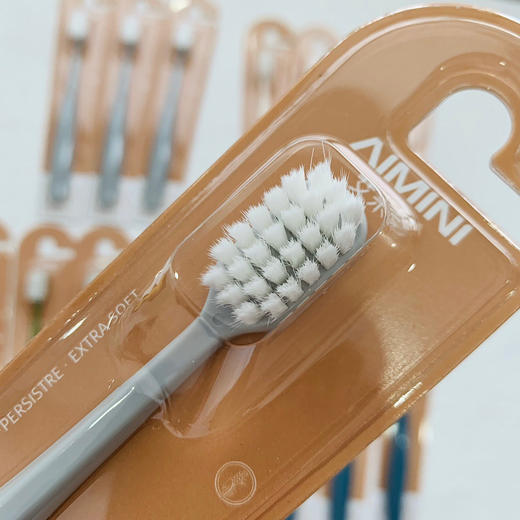 牙刷中的爱马仕 AIMINI 升级玉米淀粉环保材质 A1牙刷套盒 16支装 一盒牙刷 一家人用大半年 柜台两支299 老粉福利相当于5块钱一支 商品图13