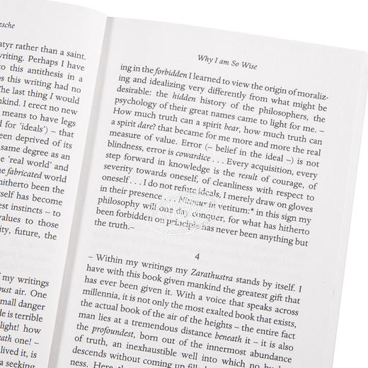 【中商原版】尼采：天才，舍我其谁？ 英文原版 Penguin Great Ideas : Why I Am So Wise Friedrich Nietzsche 商品图3