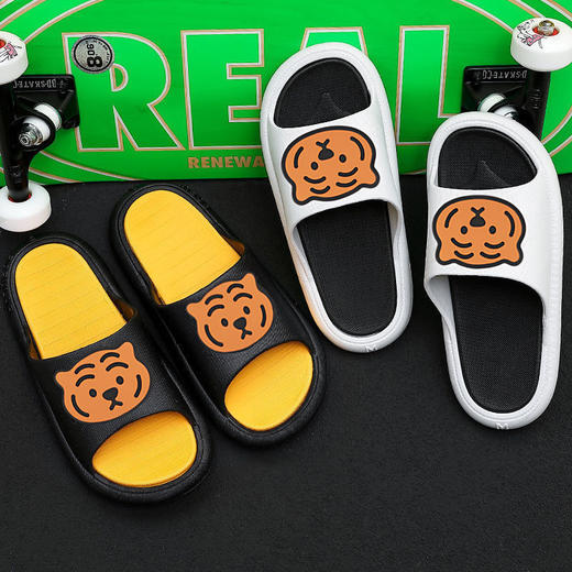 拖鞋男夏季外穿网红潮家用防滑可爱厚底踩屎感女士凉拖夏户外sjmh21 商品图6