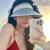 【爆款全网的时尚遮阳帽】晚晚同款旗格子防晒帽 防晒指数UPF50+配防风绳 出街百搭利器 有效阻隔95%以上紫外线 商品缩略图1