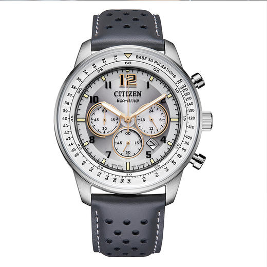 西铁城官方正品FF系列熊猫盘光动能男士手表CA4500-24H 商品图1