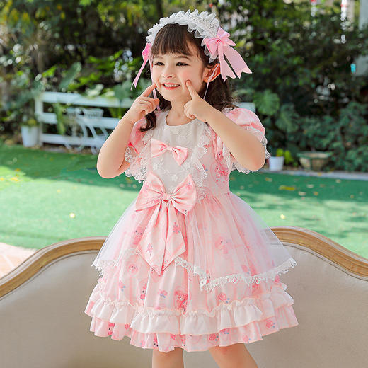 DY-8620夏季新款儿童洛丽塔裙小女孩ita可爱蓬蓬裙女童连衣裙 商品图2