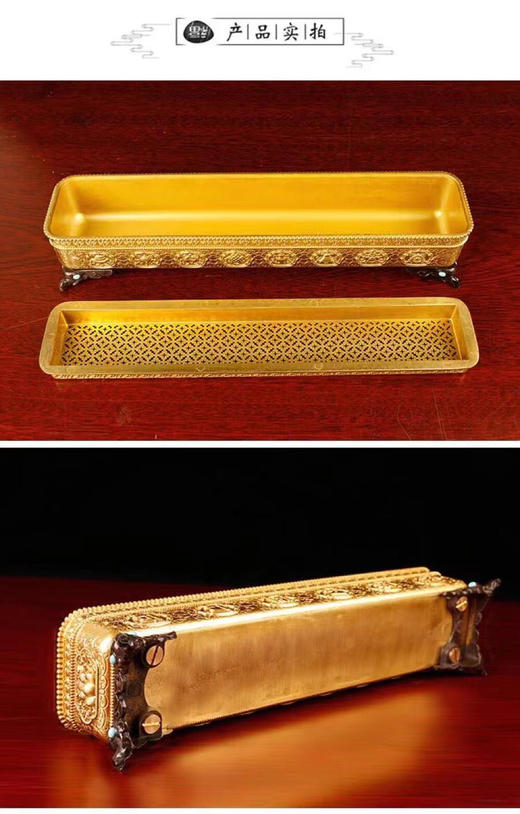新品精致聚宝纯铜八吉祥卧香炉纯铜 商品图5