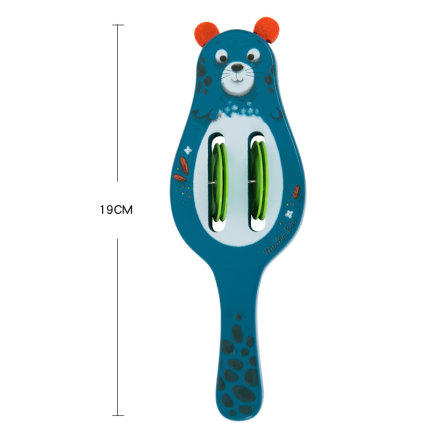 法国moulinroty丛林系列儿童蓝色豹乐器-钹鼓(每个展示盒9/pc) 商品图0