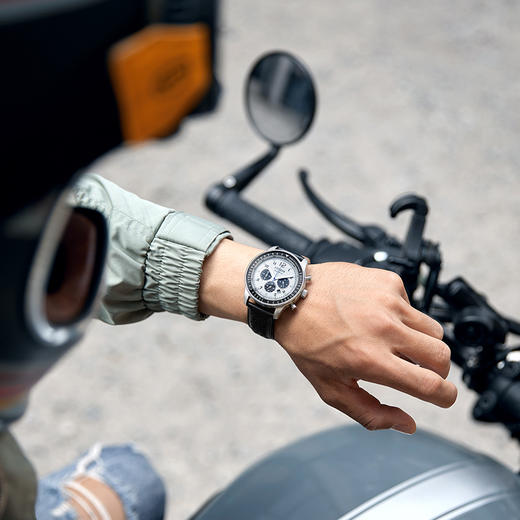 西铁城官方正品FF系列熊猫盘光动能男士手表CA4500-32A 商品图10