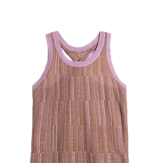 女士2022年新款16针提花亚麻后背造型背心 商品图4