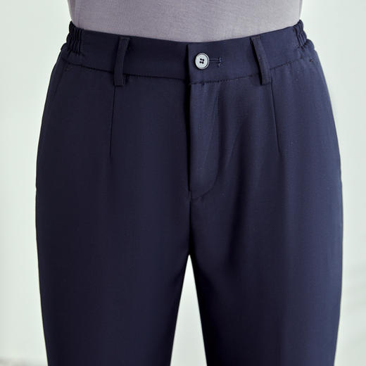 【松紧腰 舒适贴合】罗蒙四季款女式西裤商务通勤职业工装直筒修身长裤 商品图11