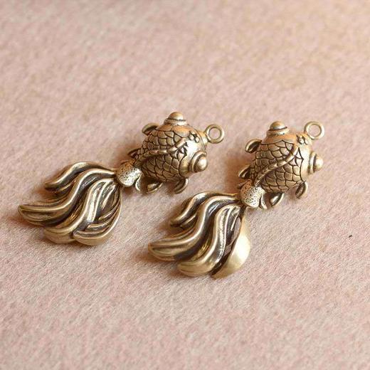 小铜器金鱼年年有余钥匙扣饰品吊坠保平安男女高档汽车钥匙链挂件 商品图7