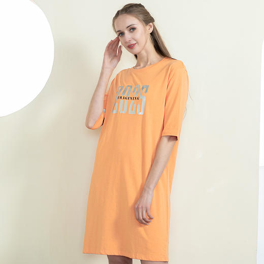 【超值套餐】爱帝女士睡裙纯棉可外穿连衣裙 商品图2