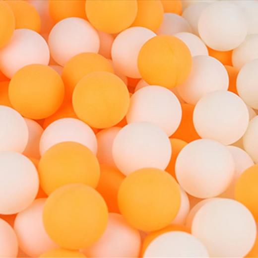 无字无缝摸奖乒乓球活动游戏娱乐乒乓球黄白色喷球机用球抽奖道具1个 商品图1