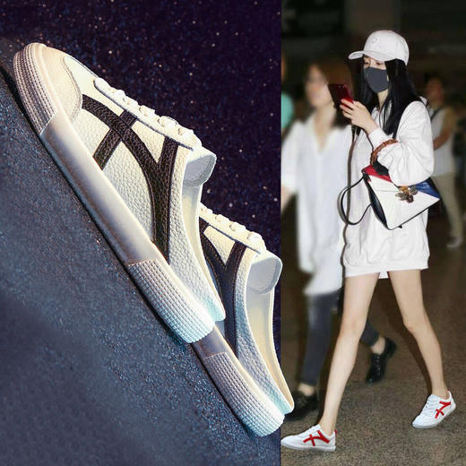 网红女鞋外穿凉拖鞋2023春季新款时尚懒人小白鞋包头半拖单鞋sjmh07 商品图0